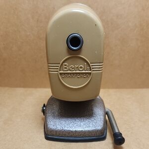 Berol Tan and Gray Pencil Sharpener